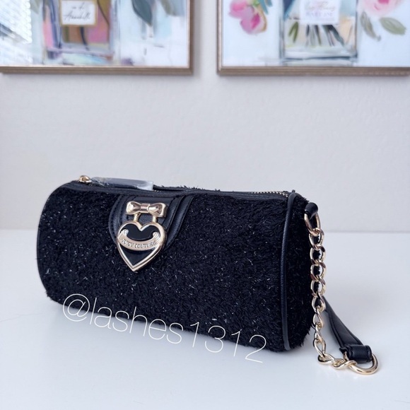 JUICY COUTURE Purse Precious Moments Barrel Bag - Black